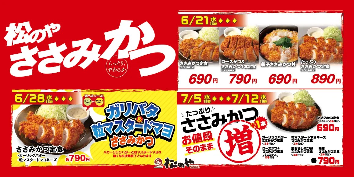 日本松乃家炸雞里肌 Week 始動「炸雞里肌」販売開始｜高蛋白低脂肪，多汁柔軟的炸雞里肌重返菜單